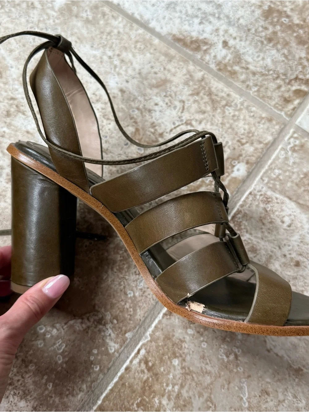Banana Republic Leather Heels